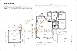 Vente Maison Projet de villa de plain-pied avec piscine - Permis accordé Gironde-sur-dropt