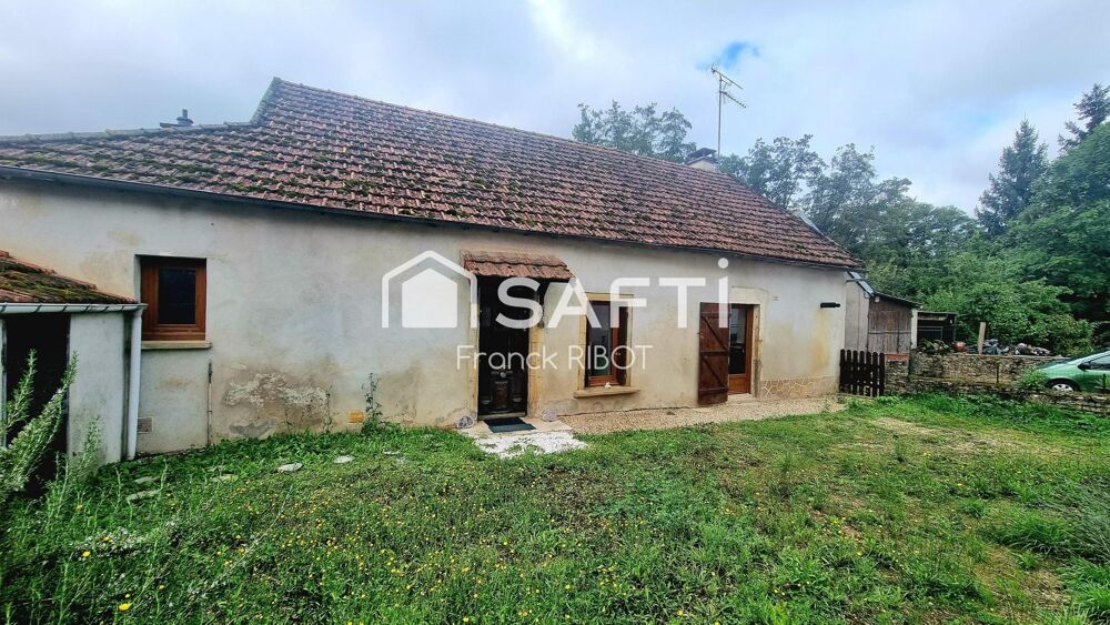 Vente Maison Maison de village plain pied 95m2 bord de rivière Guillon terre plaine