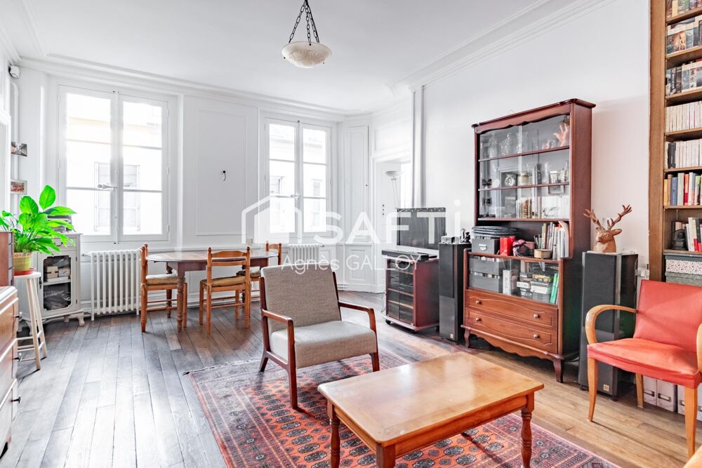Appartement 2 pièces : charme, central et calme