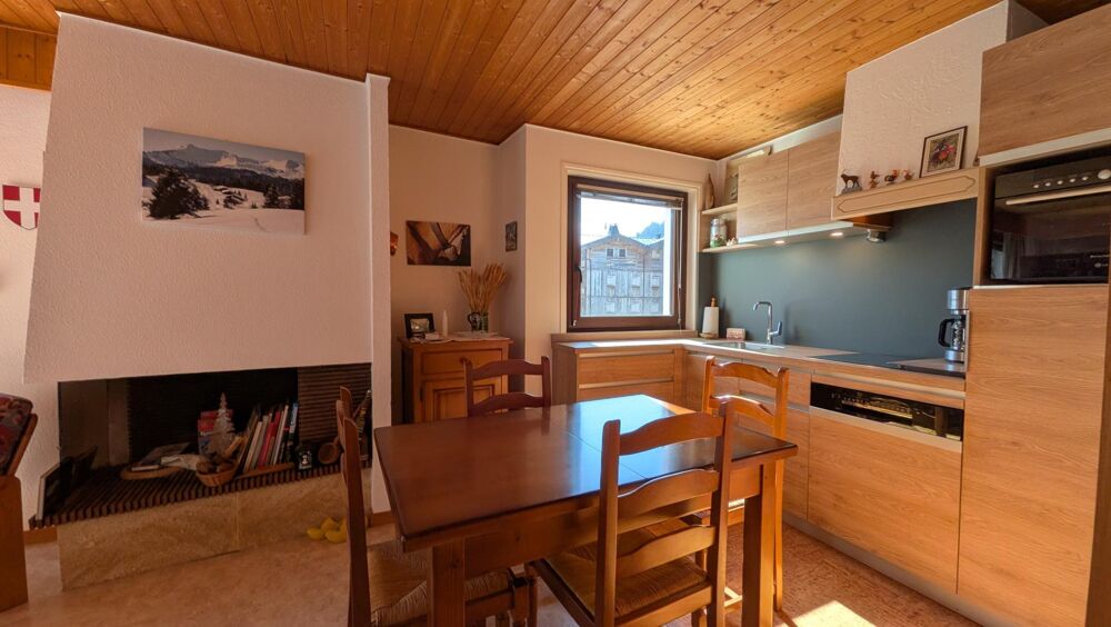 Appartement 2 pièces avec terrasse 15 m2 en plein centre de la station des Gets