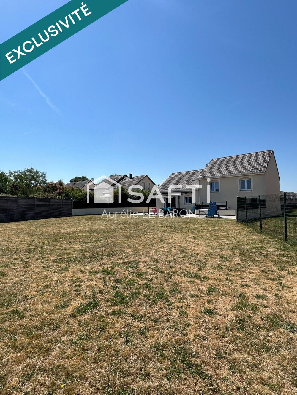 Vente Maison FROLOIS (54) – Maison individuelle de 172 m² avec 5 chambres, terrain de 1 046 m² et DPE B Frolois