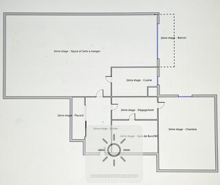  Appartement � vendre 2 pi�ces 51 m�