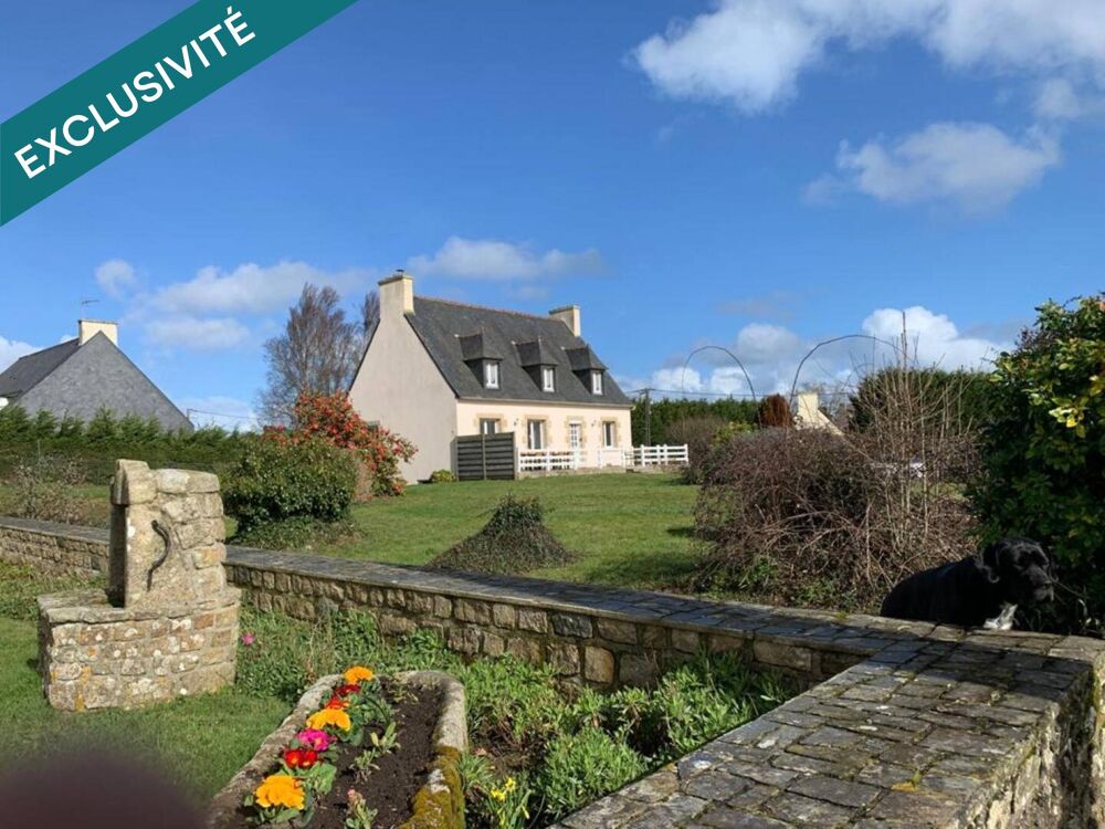 Vente Maison Grande Maison Familiale avec Sous-sol Complet et Terrain Constructible Plouescat