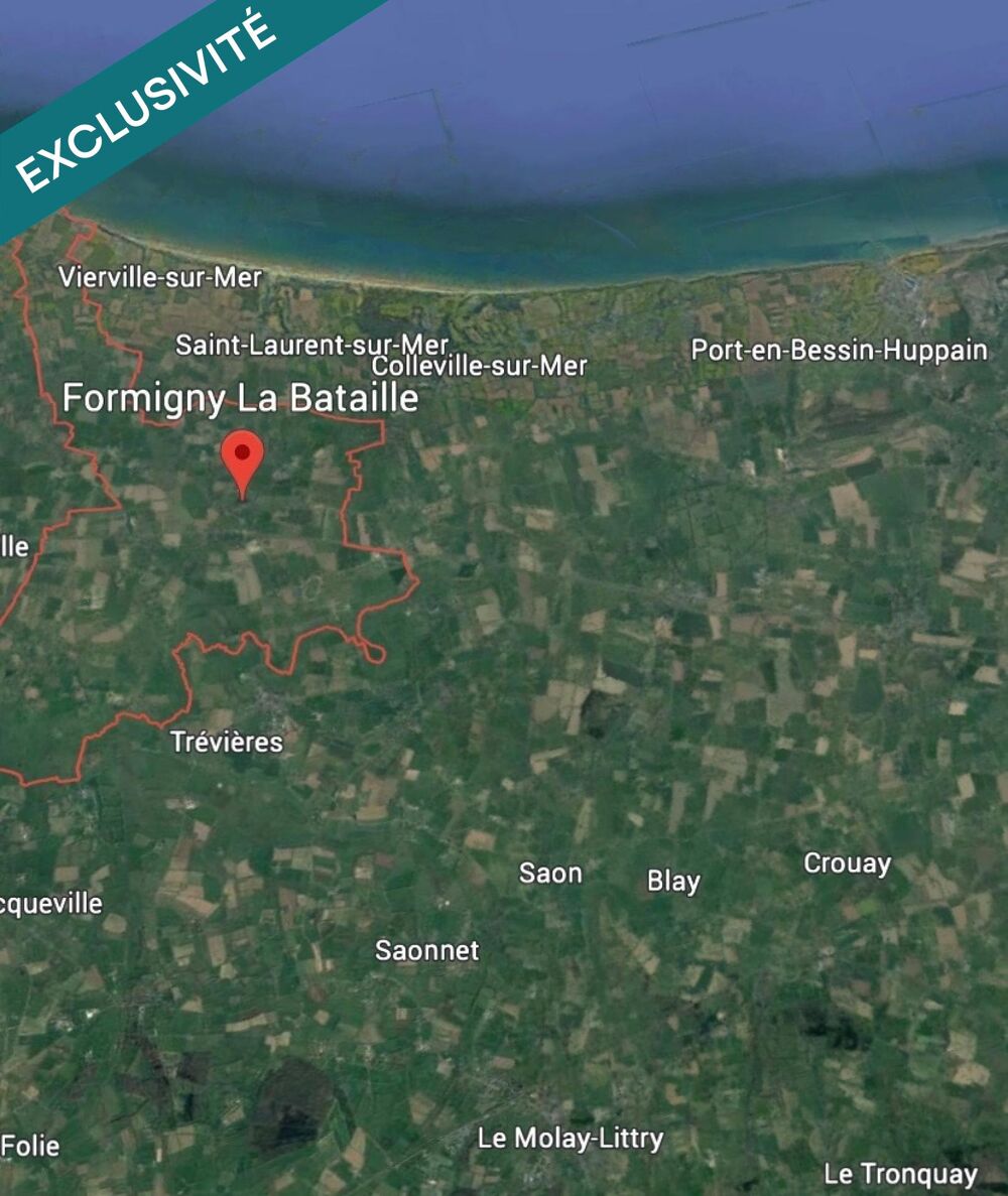 Vente Terrain A 5 mn des plages ! Formigny la bataille