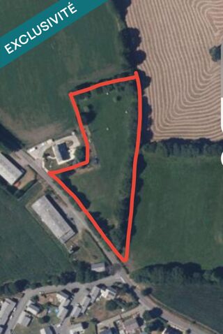  Terrain � vendre 6871 m� Fougerolles-du-plessis