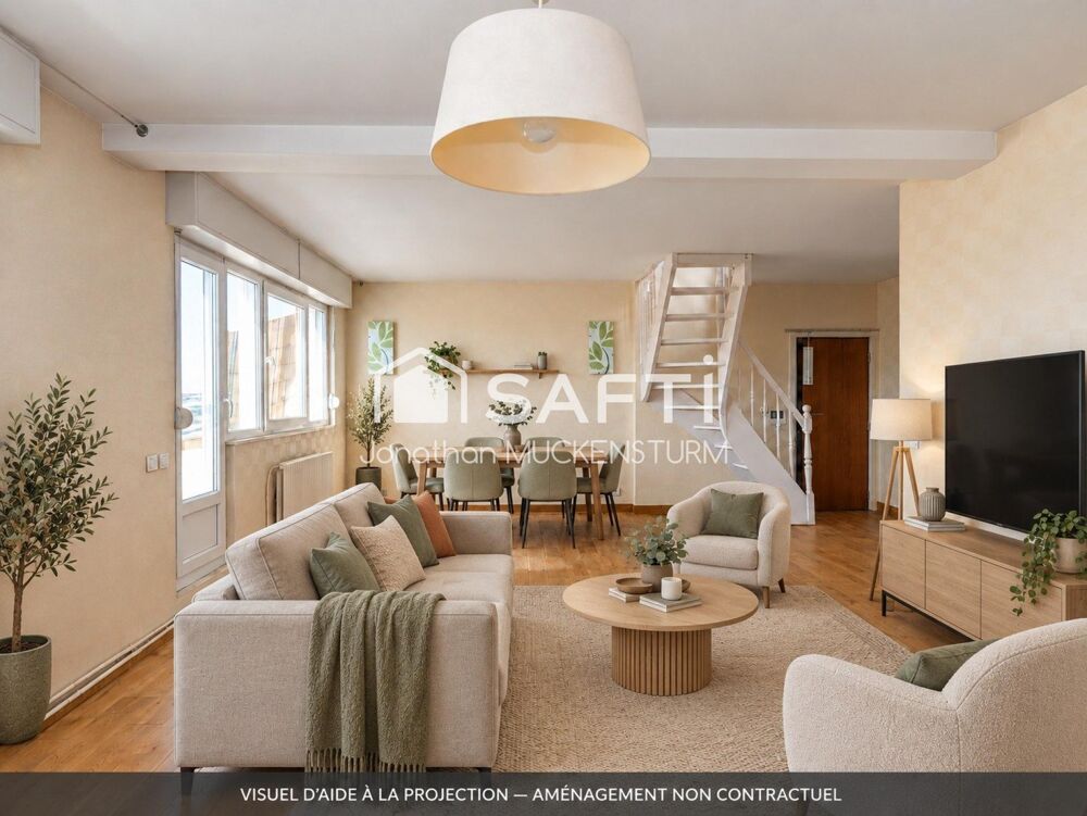 Vente Appartement Bischheim – T4 en duplex avec rooftop et vues panoramiques Bischheim