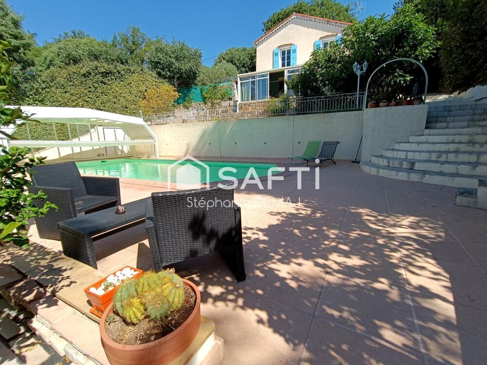 T 3 de 96 m² + studio 32 m², Piscine, Garage, cave