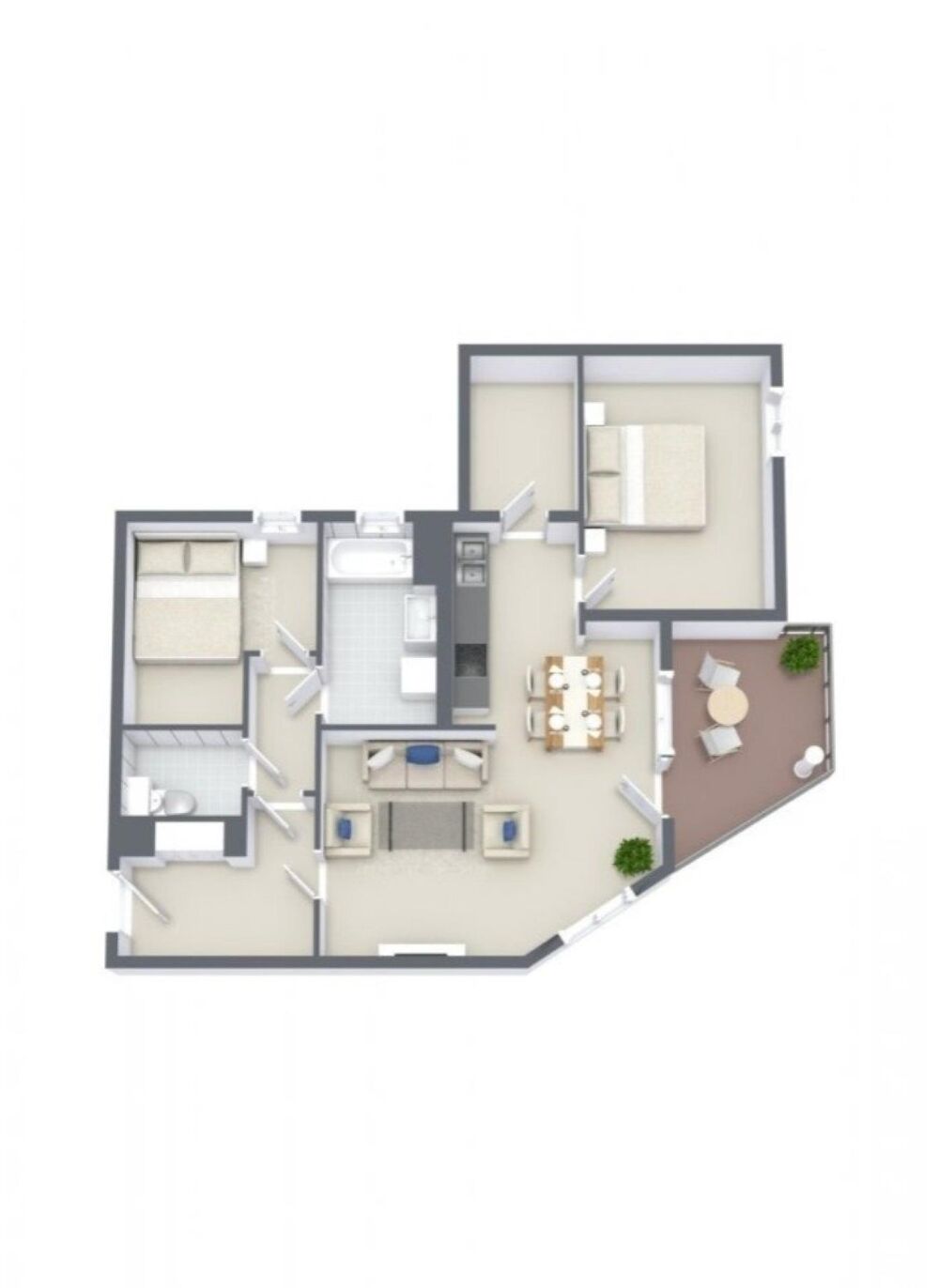 Vente Appartement Appartement de standing T3,2ch à Lexy Lexy