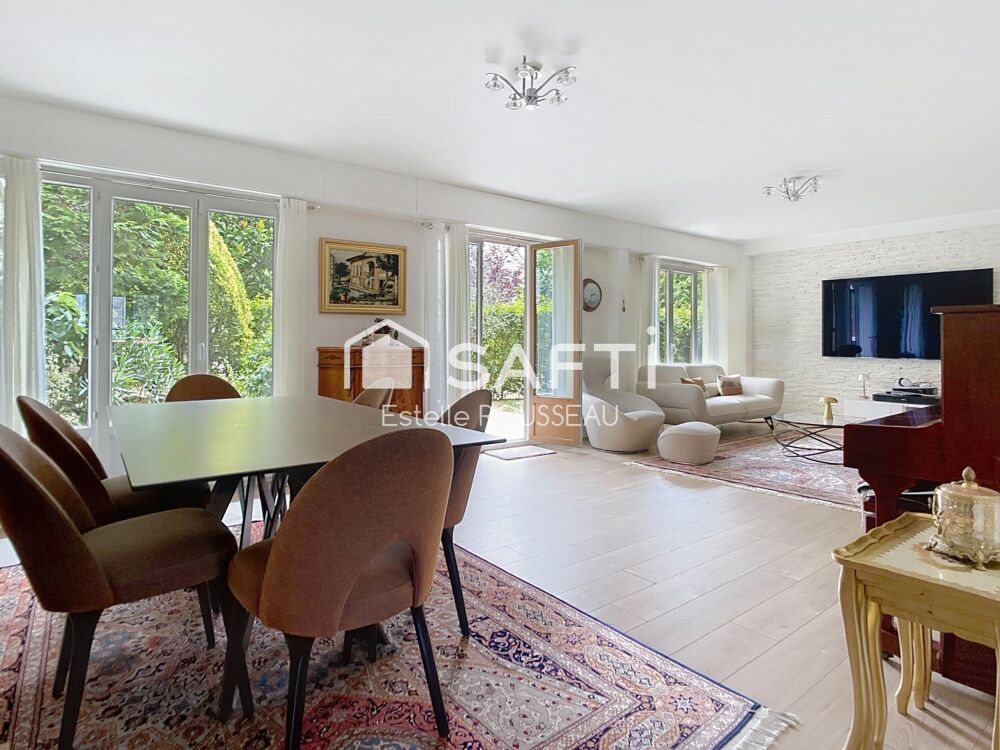 Appartement T5 spacieux avec jardin, à 8 mn du RER