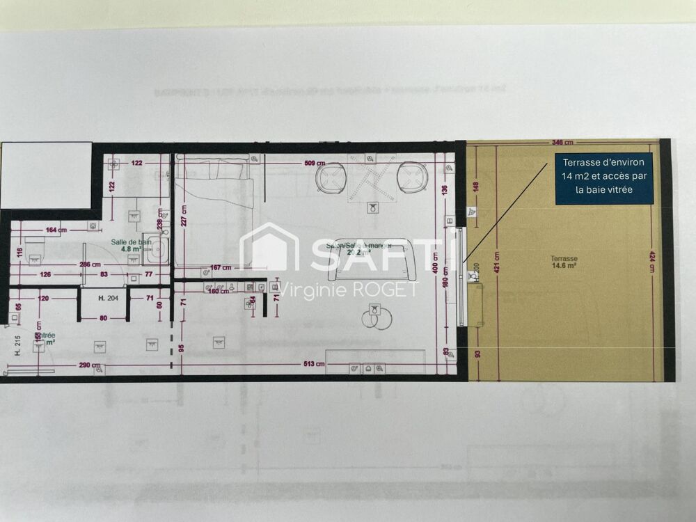 Avenue Jean Jaurès - Studio de 29 m2 neuf avec terrasse de 14m2