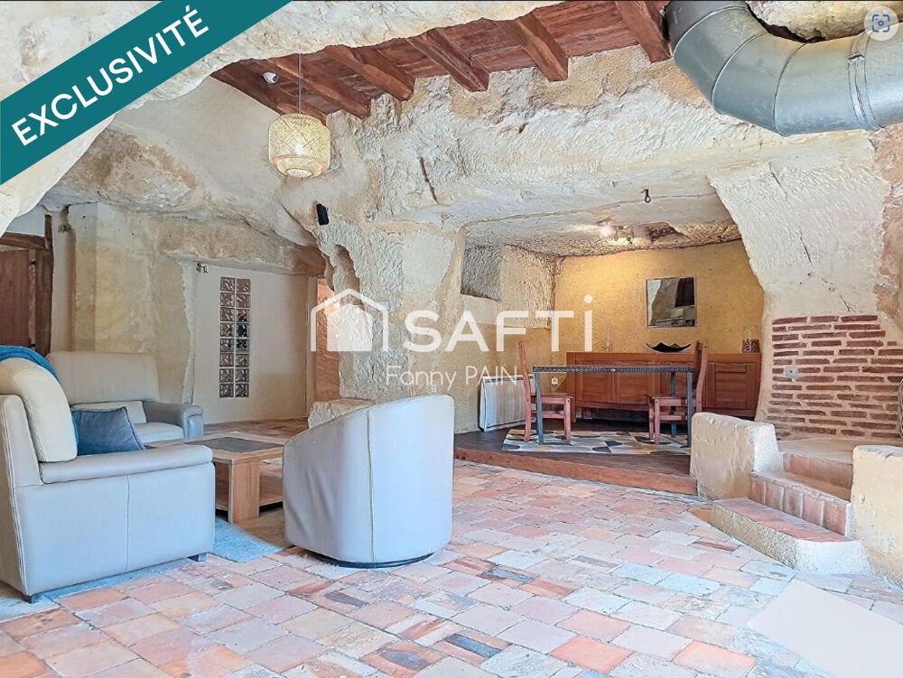Vente Maison Maison troglodyte rénovée – Lussault-sur-Loire Lussault-sur-loire