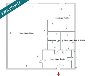 Vente Appartement Studio de 18,4 m2, à rénover Clichy