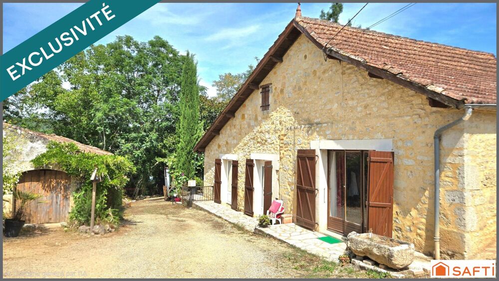 Vente Maison Maison en pierre à rénover 106 m² et dépendance au bord du Lot proche toutes commodités Montayral