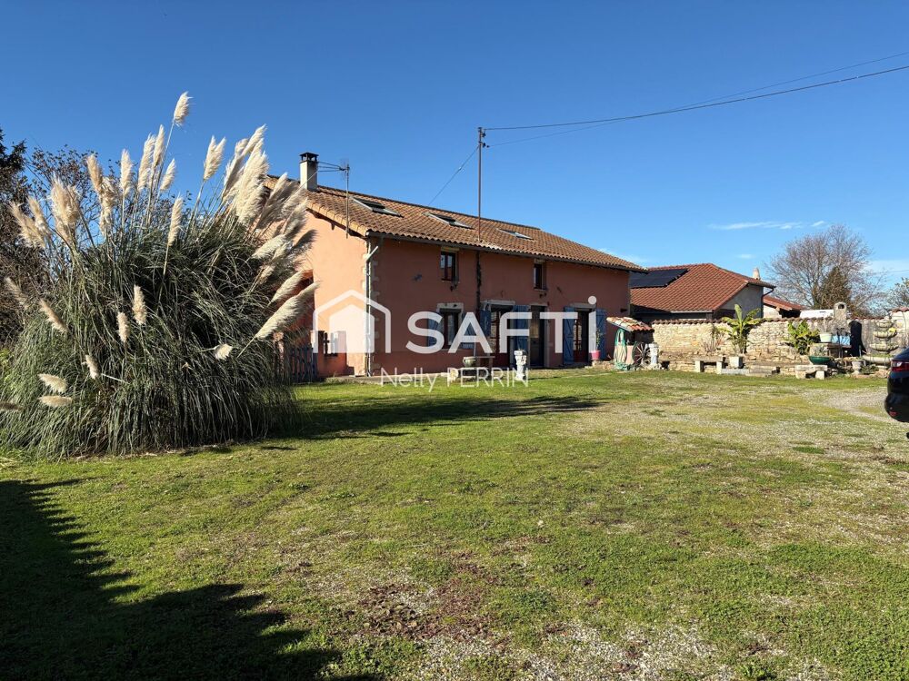 Ferme rénovée, 4 chambres, sur la commune de Boz