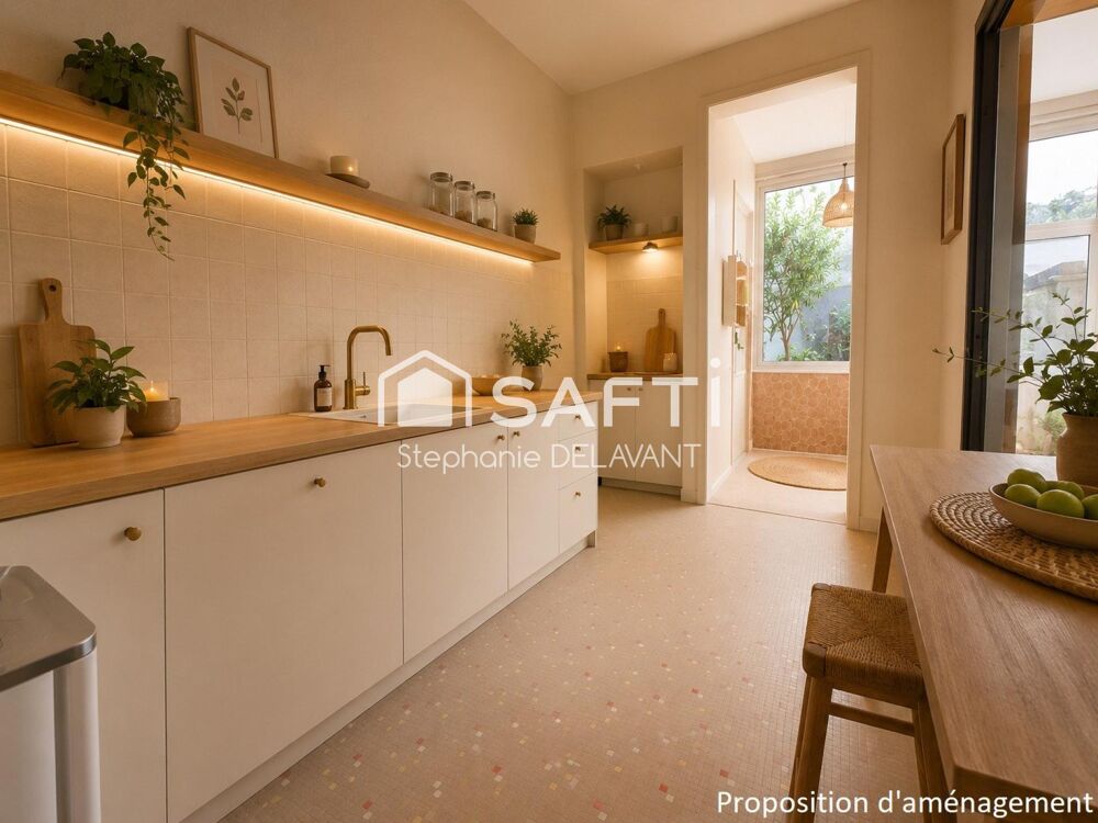 Vente Maison Bordeaux Barrière de Pessac – Maison avec jardin, garage et fort potentiel ! Bordeaux
