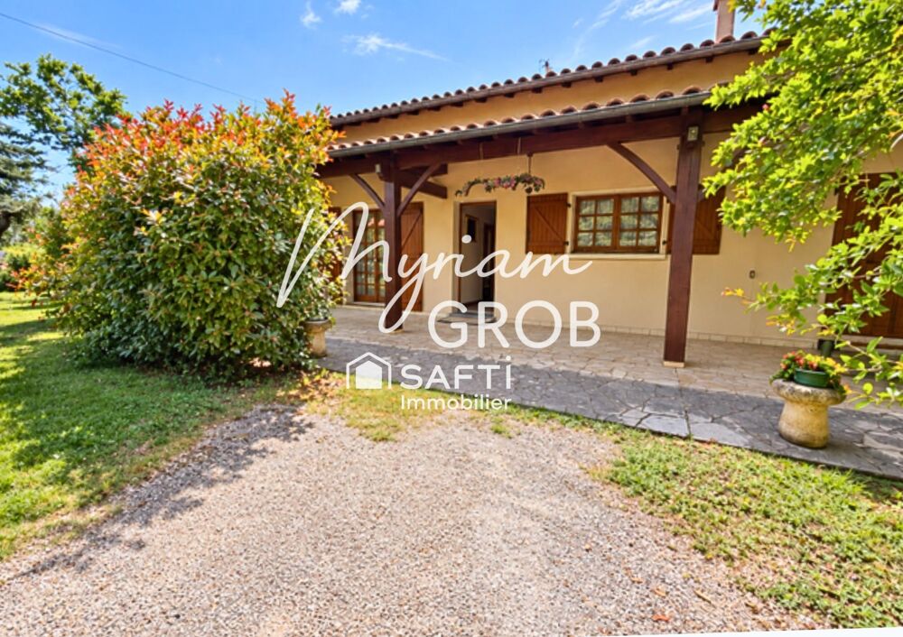 MONTAUBAN  SAINT-MARTIAL  MAISON DE PLAIN-PIED  4 CHAMBRES  TERRAIN 3 000 M²  GARAGE 45 M²