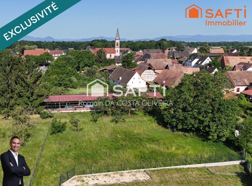 Vente Terrain Superbe terrain constructible de 10,75 ares, libre de constructeur et hors lotissement ! Richtolsheim