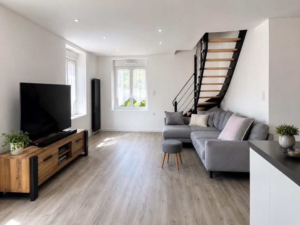 T3 de 85 m2 en duplex avec GARAGE indépendant motorisé. Rare à Gérardmer.