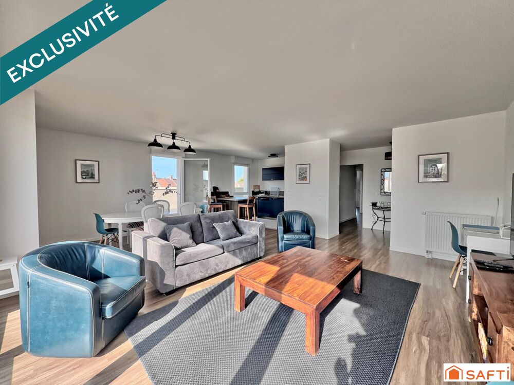 Dernier étage, terrasse sud-ouest de 45 m²