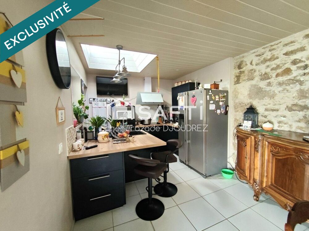 Vente Maison MAISON EN PIERRES 5 PIECES - GARAGE 45M² - TERRAIN 1300M² Les lucs-sur-boulogne
