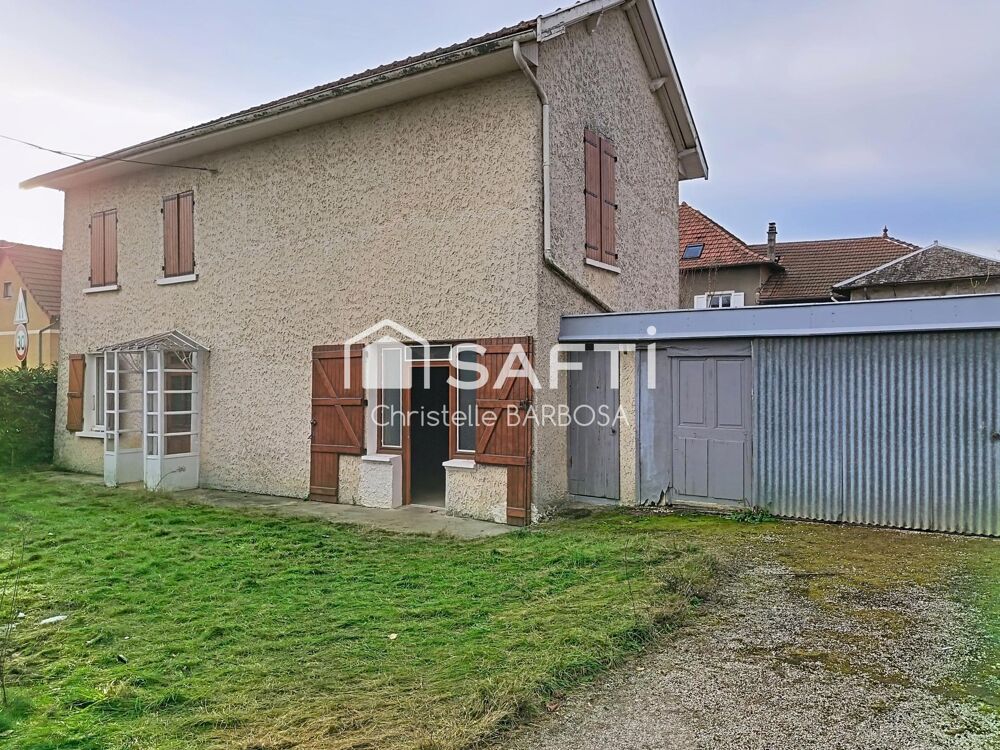 Vente Maison DOL0MIEU – Maison à rénover – 85 m² – Grand terrain de 1050 m² Dolomieu