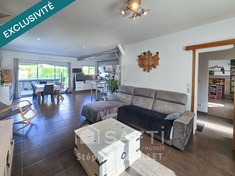 Maison rénovée avec piscine sans vis-à-vis