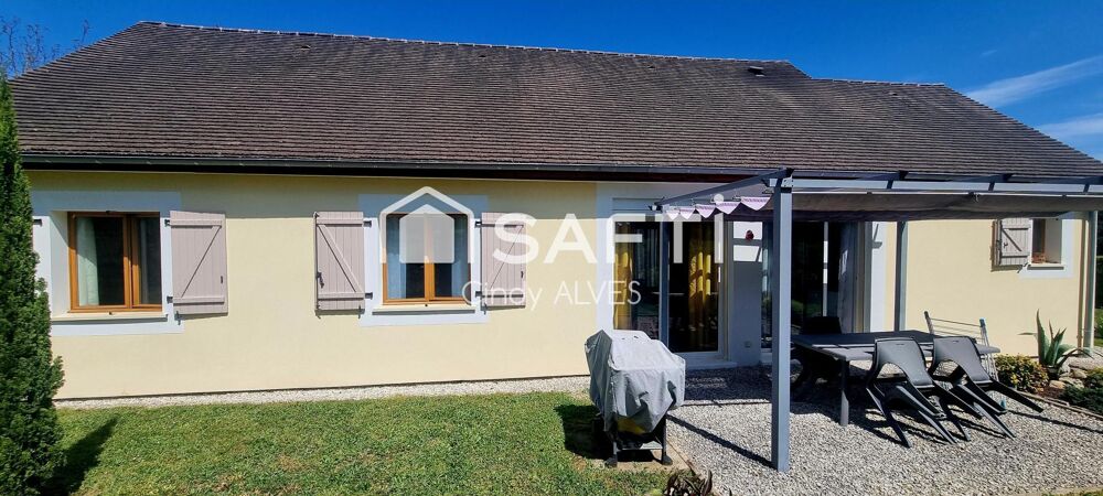 Charmante maison de plain pied avec garage.