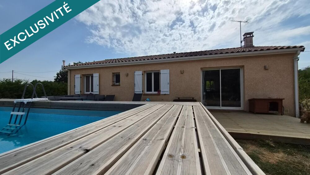 Maison 4 pièces - 3 chambres - terrasse - piscine hors sol