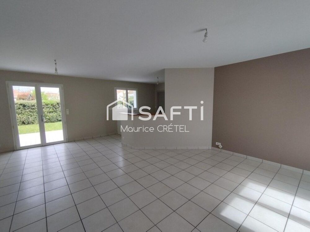 MAISON DE PLAIN PIED 3CHS+GARAGE+TERRAIN