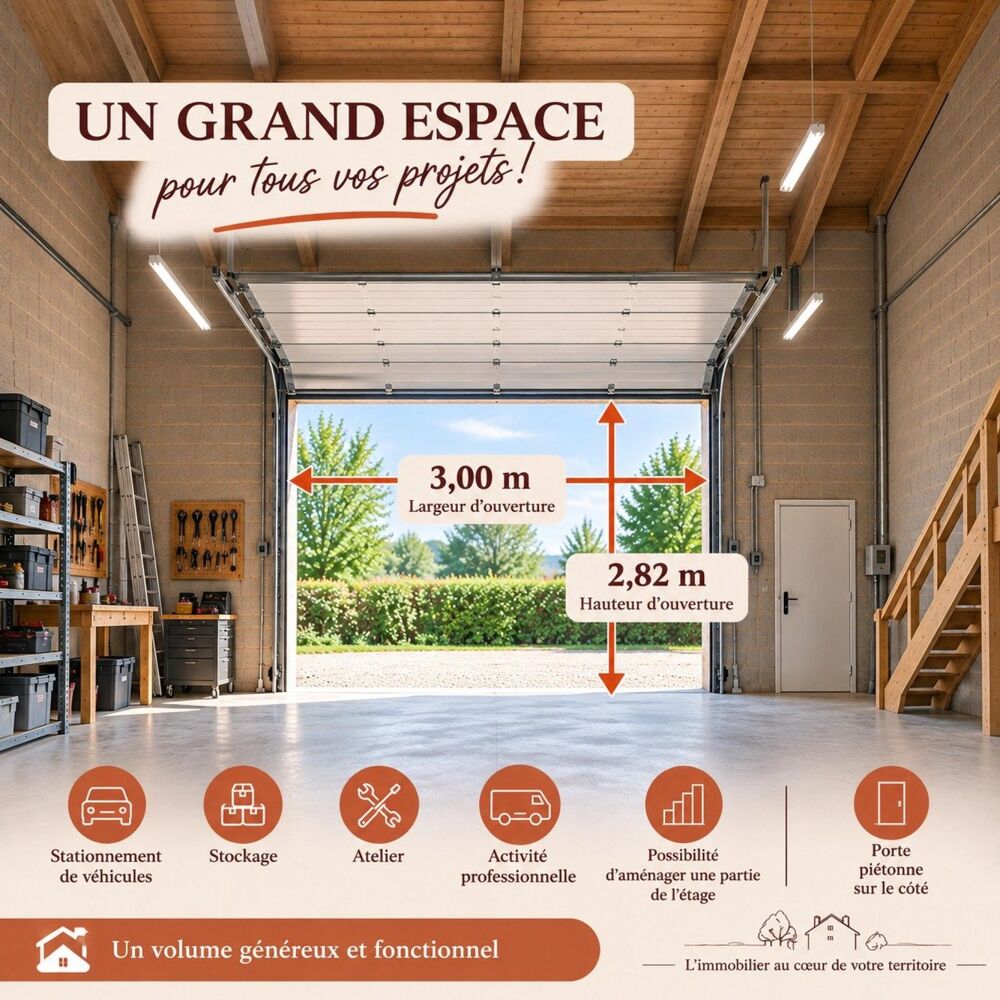 Vente Parking/Garage Grand garage / local à Montbron Montbron