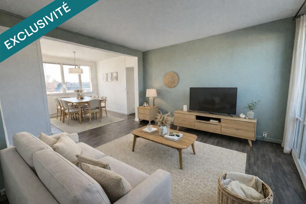 Appartement rénové F3 de 56 m²