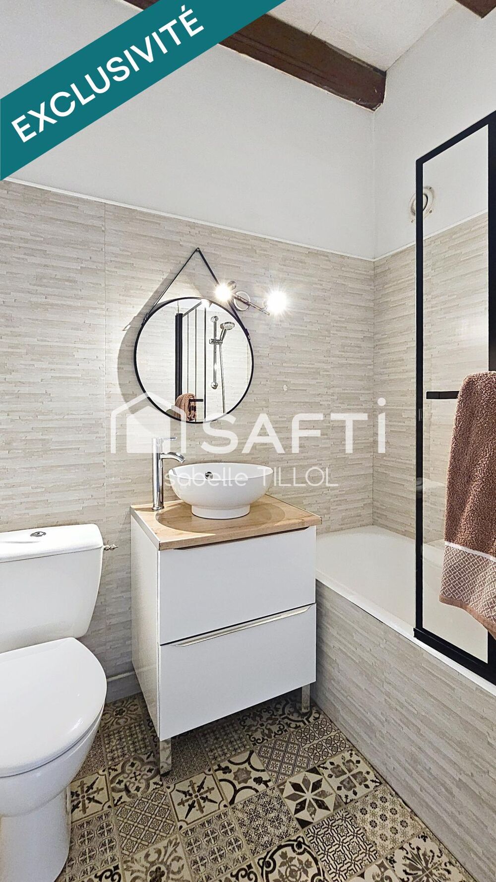 Appartement T2 immeuble de caractère