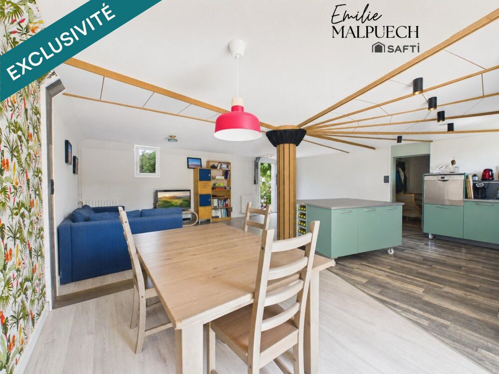 Maison familiale 4 chambres avec jardin et grand garage