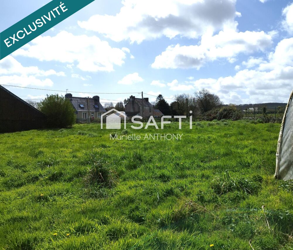 Vente Terrain RARE. BEAU TERRAIN CONSTRUCTIBLE AU COEUR DU BOURG. Pleyber-christ