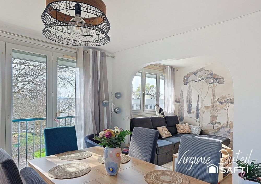 Vente Appartement Dernier étage – 5 pièces lumineux de 82 m² – 3 chambres – Résidence verdoyante avec parking Villiers-sur-orge