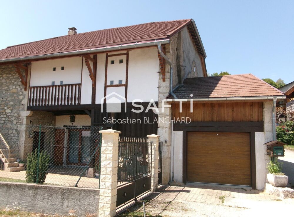 Vente Maison Maison en pierre 140 m² dans un havre de paix Ruffieu