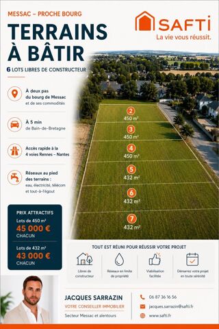  Terrain à vendre 450 m²