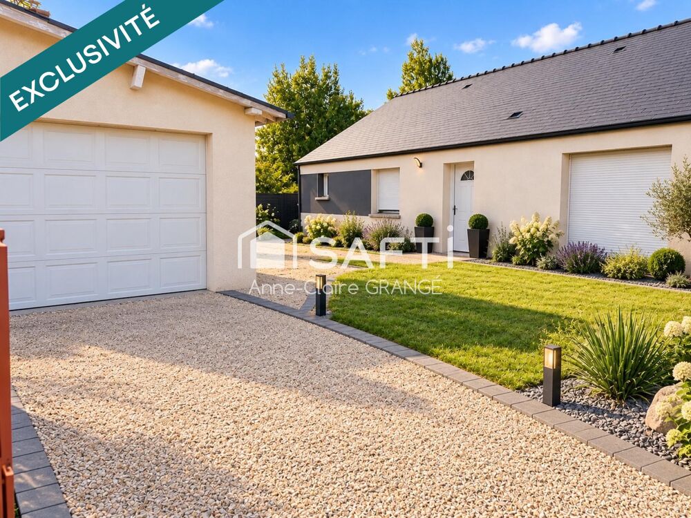 Vente Maison BERNAY-EN-CHAMPAGNE – MAISON RÉCENTE DE 100,76 M² – 3 CHAMBRES – TERRAIN D'ENVIRON 1 000 M² Bernay neuvy en champagne