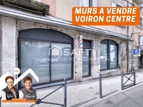 A l'entr&eacute;e de Voiron, murs &agrave; vendre de 59 m&sup2; : local Bureaux/commerce 45 m&sup2; + sous-sol 14 m&sup2; 90000 38500 Voiron