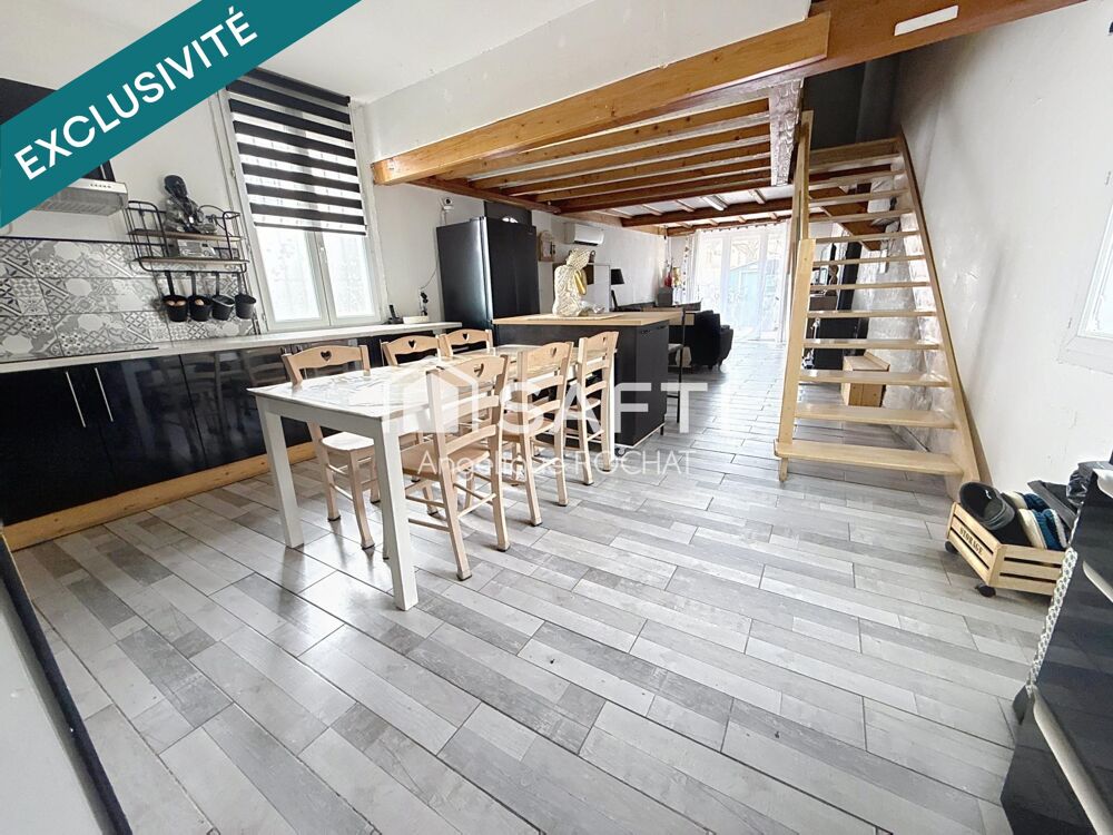 Maison de village R+1 T4 sur Espondeilhan avec terrasse proche commerce