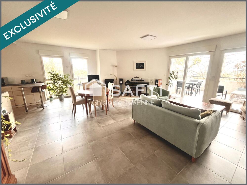 Lumineux T3/4 de 85m2 avec terrasse