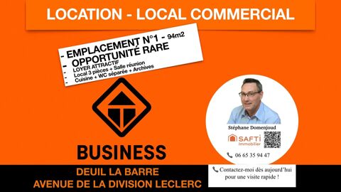 LOCAL 94M2 - AVENUE DE LA DIVISION LECLERC 1570 95170 Deuil-la-barre