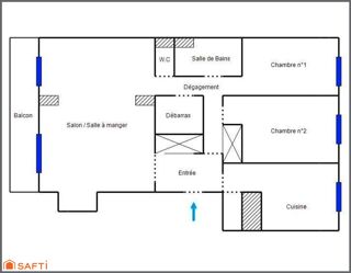  Appartement � vendre 4 pi�ces 79 m�