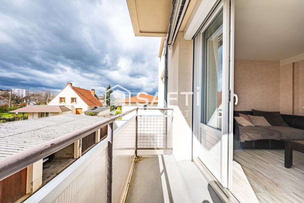 DIJON Eiffel/Bel Air, appartement traversant type 3 de 54m2-Balcon, cave et grenier