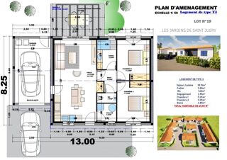  Maison  vendre 3 pices 65 m