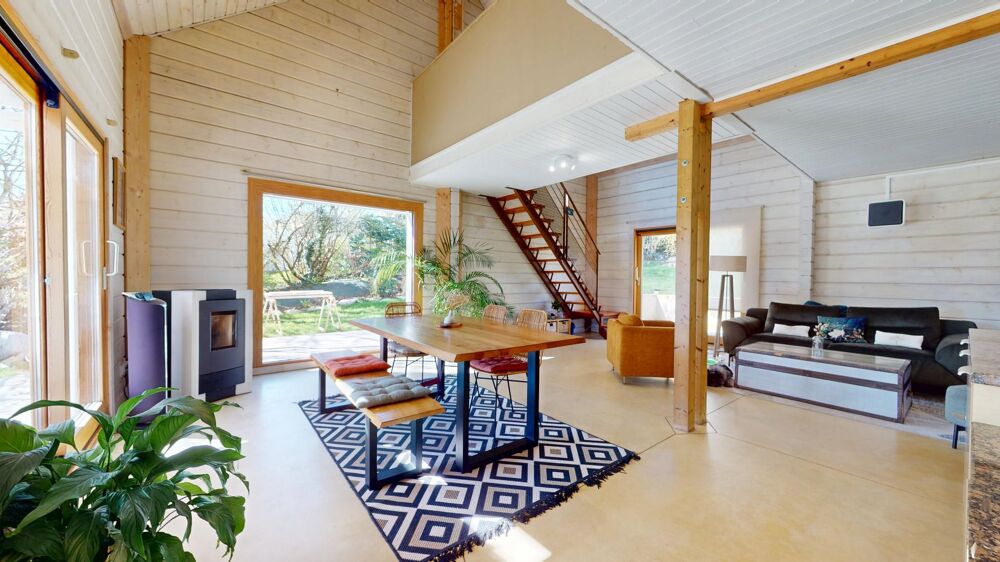 Vente Maison Maison de 2006, avec vie de plain-pied, double-carport et joli terrain de 2 645 m². Bannalec