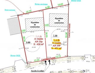  Terrain � vendre 451 m�