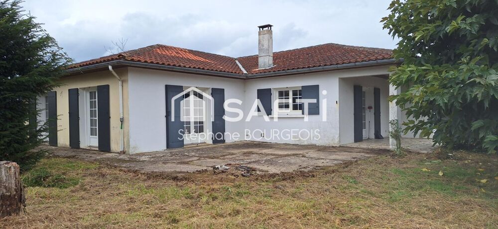 MAISON DE PLAIN PIED ENVIRONNEMENT CALME PROCHE DE SAUJON
