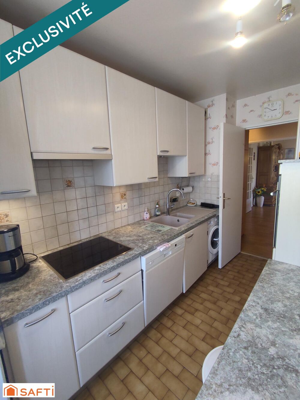 Appartement F5, 4 chambres avec jardin et sous sol