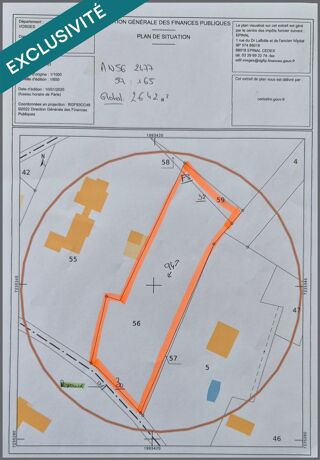  Terrain � vendre 2642 m�